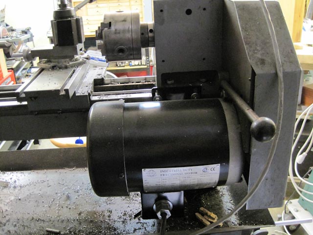 Large grey 3 phase electric motor